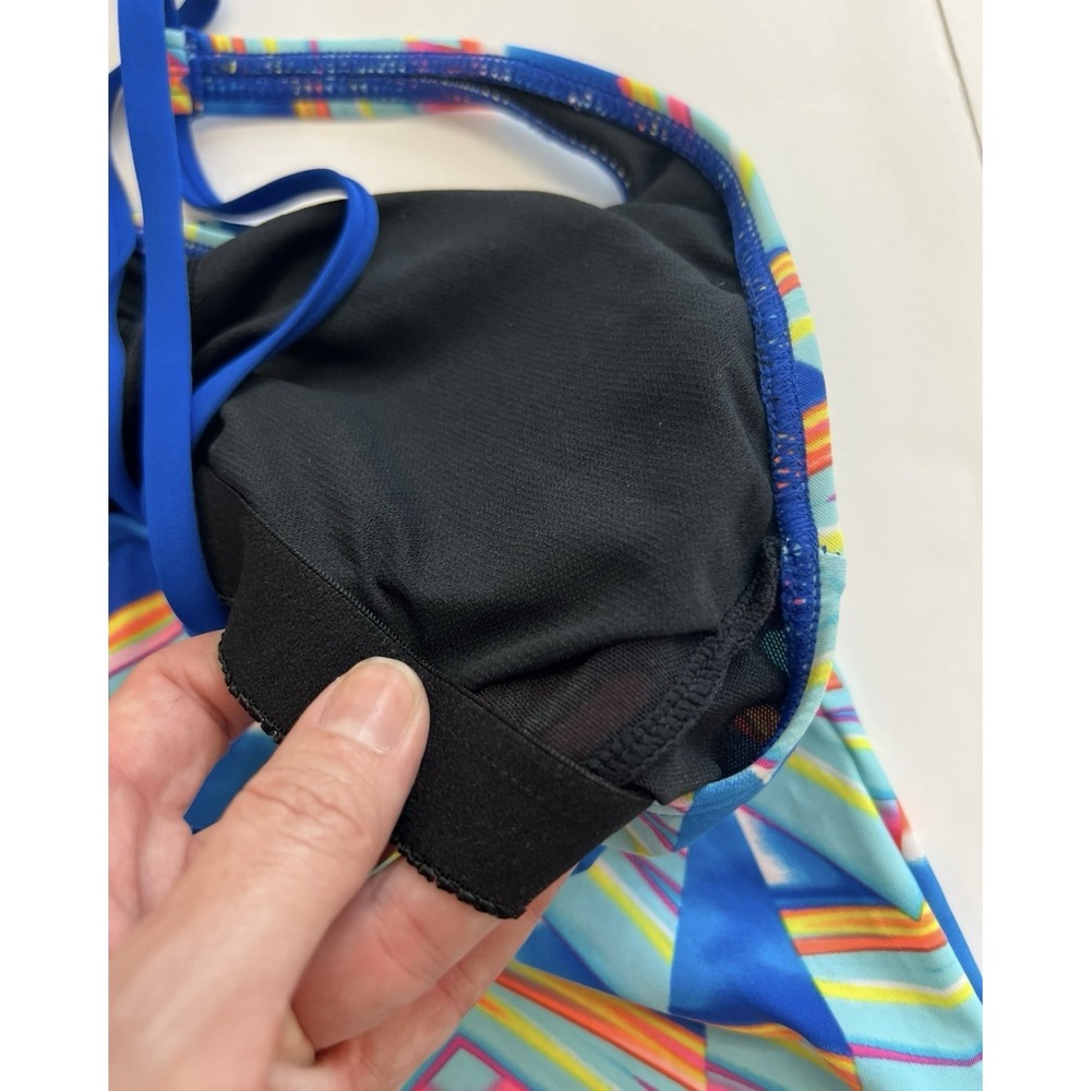 TYR Sport Women's Swim Tankini XS (0/2) NEW!! Ediza Lake Double Strap Multi - Picture 4 of 8